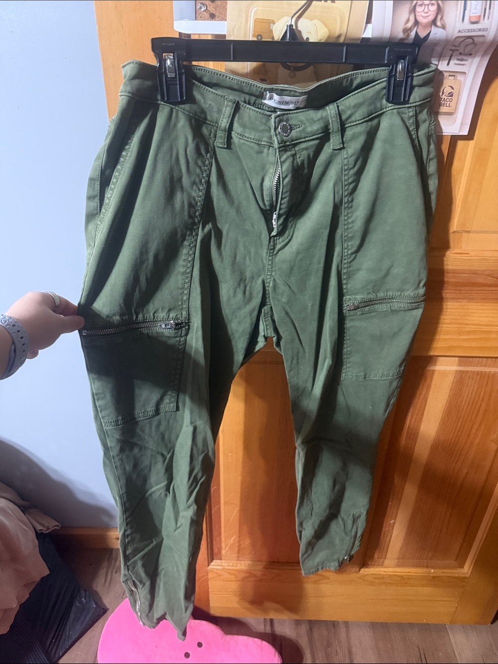 Olive Green Utility Pants